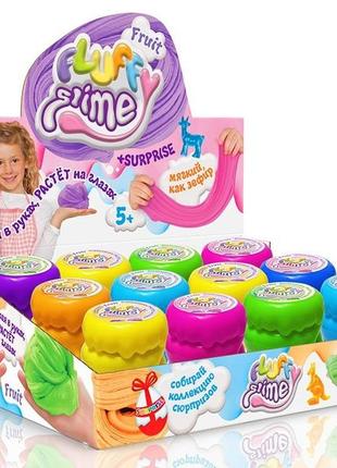 Kmfls-01-01 в'язка маса слайм fluffy slime іграшка для дітей