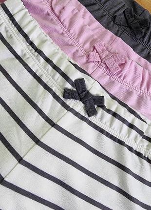 Комплект шортів для дівчинки, зріст 128, колір сірий, рожевий, молочний4 фото