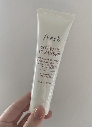 Fresh soy face cleanser гель для вмивання 50 мл