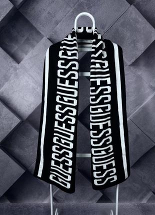 Великий широкий жіночий шарф guess