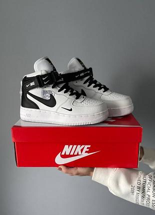 Зимові шкіряні кросівки nike fitsole air force. унісекс. усі розміри