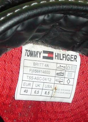 Tommy hilfiger - шкіряні черевики. р- 40 (26.5см)4 фото