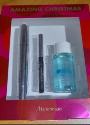 Набір: туш чорна, олівець, засіб демакіяж,  марка marionaud.. прмвезено з австрії