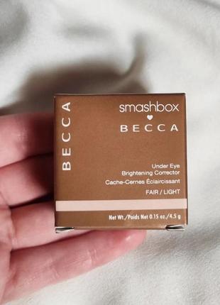 Коректор для шкіри навколо очей smashbox x becca under eye brightening color corrector7 фото