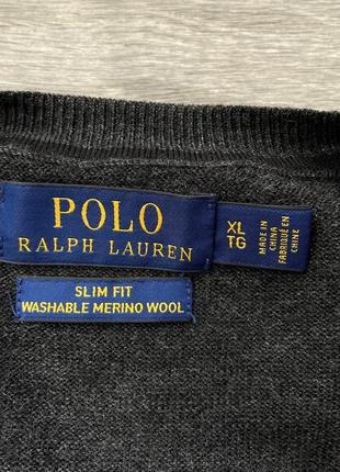 Оригінальний шерстяний светр/ кофта polo ralph lauren3 фото