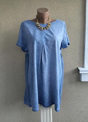 Комбинирован. туника,платье,футболка,баска по спинке,хлопок,большой разм,sunichi