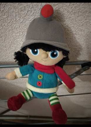 Лялька пожежник migros різдвяна музична іграшка