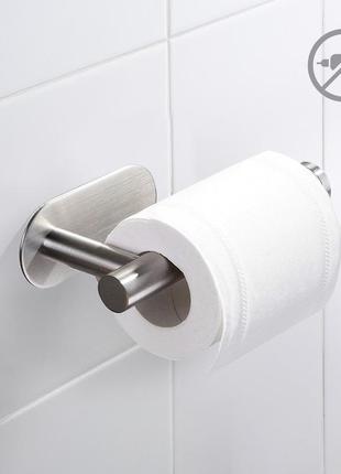 Тримач для туалетного паперу самосамоклейний із неіржавкої сталі bss-1 ss