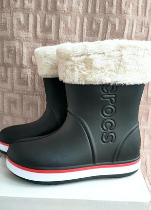 Жіночі чоботи  з хутряною панчохою, що виймається.