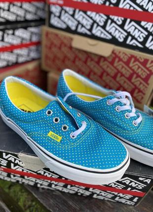 Vans кеди жовто блакитні5 фото