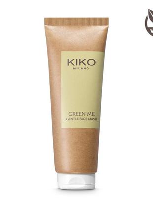 Kiko milano поживна маска для обличчя green me gentle face mask7 фото