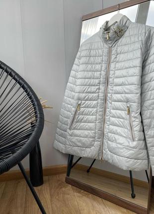 ❤️❤️❤️шикарный лёгкий пуховик, куртка fibredown от дорогого бренда barbour. оригинал. большой размер.