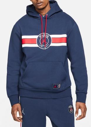 Толстовка nike dj3928-410 m j psg fleece po  оригінал5 фото