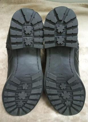 Сапоги ботинки фирменные  кожа жен.41р.clarks индии8 фото