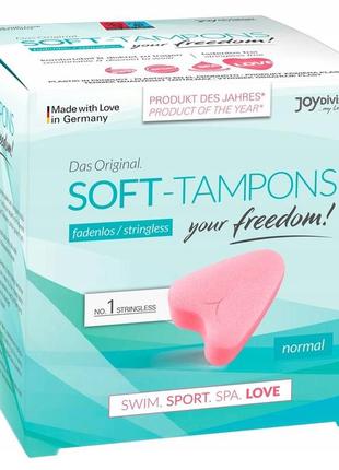 Тампоны для спорта soft tampons joy devision mini normal1 фото