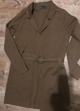 Кофта коричнева тепла zara