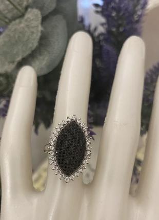 Перстень /кільце/кольцо срібло з фіанітами бренд zarina1 фото