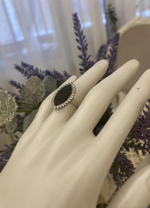 Перстень /кільце/кольцо срібло з фіанітами бренд zarina2 фото