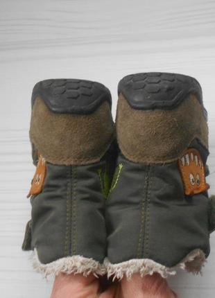 Демисезонные ботиночки сапожки на липучках elefanten3 фото