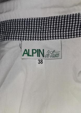 Рубашка alpin de luxe с вышивкой баварская офисная женская7 фото