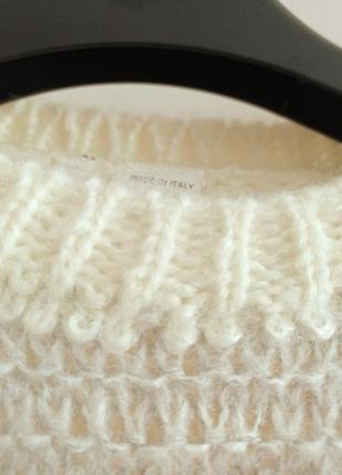 Теплий об'ємний светр з мохером італія5 фото