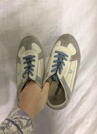 Шкіряні замшеві кеди wrangler