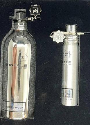 Подарочный набор montale paris white musk 100 и 20 мл