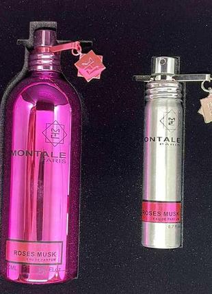 Подарочный набор montale paris roses musk 100 и 20 мл1 фото