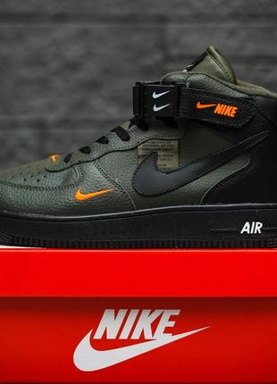 Зимові чоловічі кросівки nike air force, мужские зимние кроссовки найк5 фото