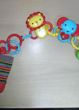 Ігровий набір до коляски fisher-price "друзі із тропічного ліса"