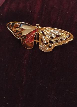 Брошь бабочка, насекомые