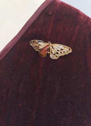 Брошь бабочка, насекомые