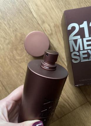 212 sexy men 100ml carolina herrera секси мен чоловічі парфуми стійкі духи мужские стойкие