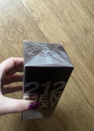212 sexy men 100ml carolina herrera секси мен чоловічі парфуми стійкі духи мужские стойкие