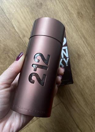 212 sexy men 100ml carolina herrera секси мен чоловічі парфуми стійкі духи мужские стойкие