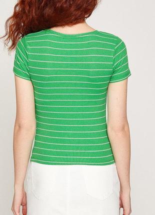 Зелена літня футболка koton3 фото