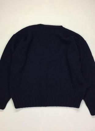 Gant big logo vintage wool мужской шерстяной свитер7 фото