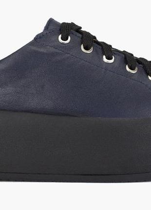 Кеди viscala сині натуральна шкіра виробництво україна vis21921-165kblue - розмір 37 (24,2 см)