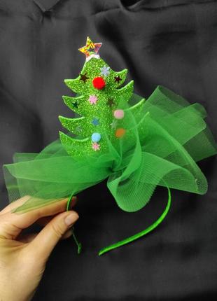 Костюм ялинка, новорічний костюм, обруч та спідниця ялинки6 фото