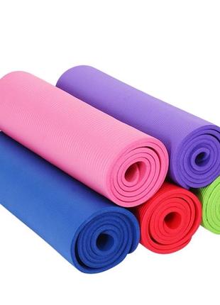Коврик для йоги, утолщенный, нескользящий коврик для фитнеса и упражнений