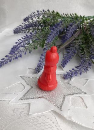 Снегурочка 🎄❄☃️ советская миниатюра колкий пластик новогодняя игрушка винтаж девочка3 фото