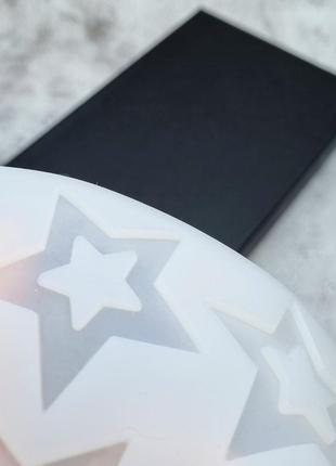 Силіконовий молд форма для  льодяників шоколаду силиконовая форма зірочки зірки3 фото