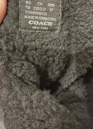 Сапоги coach black sage. оригинал. р 379 фото