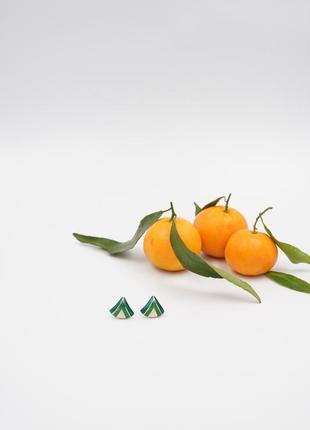 Вінтажні кліпси від avon новорічні ялинки