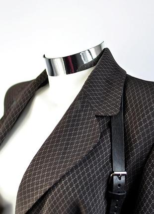 Кольє чокер металік, чокер з натуральної шкіри, чокер срібний золотий gothic,...