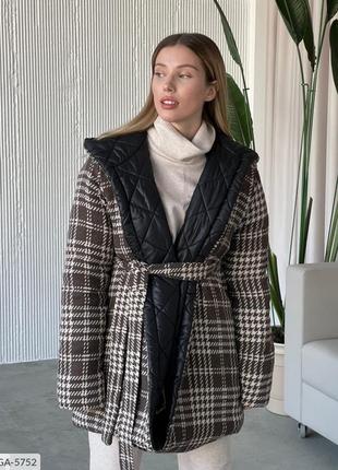Тренд сезону двохстороння куртка-пальто3 фото