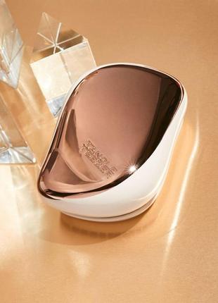 Компактная расческа для волос/tangle teezer compact styler original rose gold3 фото