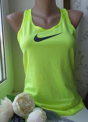 Nike pro майка для занятий спортом, тренировок бега m-размер. оригинал  новая