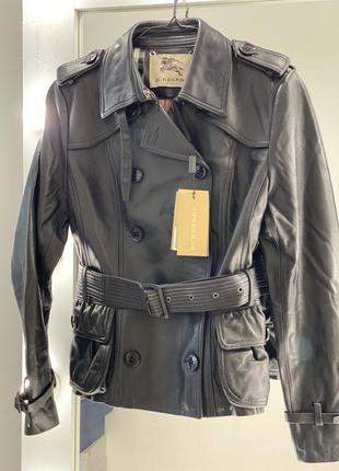 Кожаная куртка burberry
