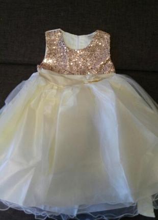 9 цветов размер 100-160 детское нарядное пышное платье для девочки с пайетками алиса3 фото